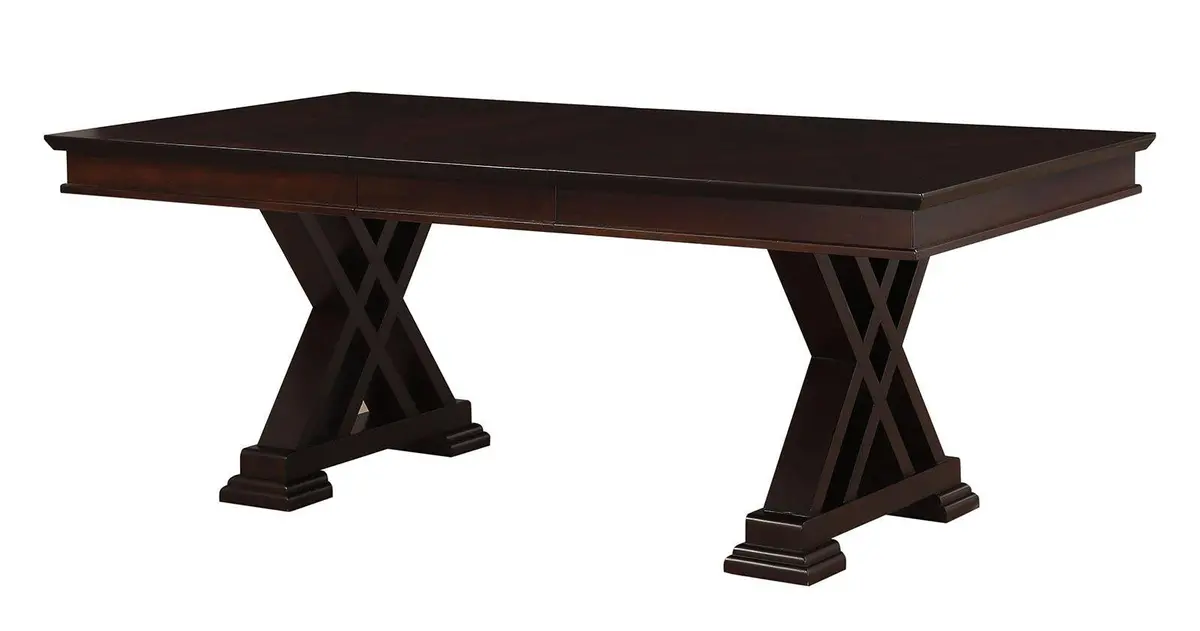 Acme Furniture Katrien Dining Table In Espresso 71855 1