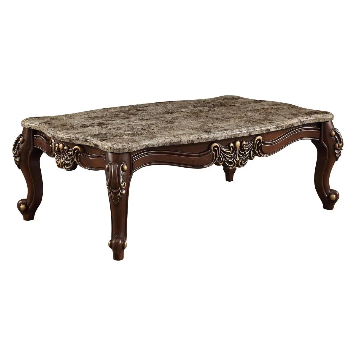 Acme Furniture Mehadi Coffee Table In Walnut 81695 1