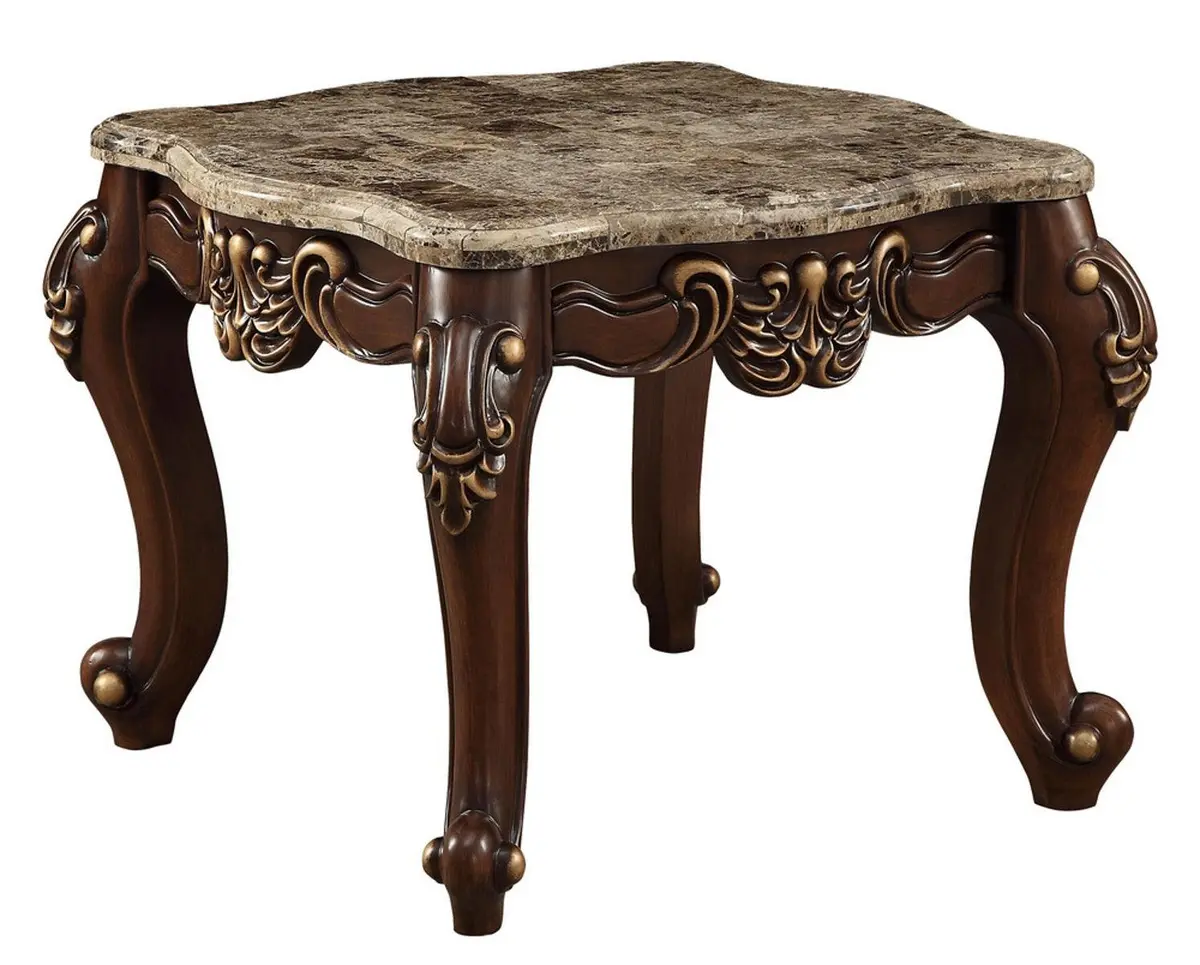 Acme Furniture Mehadi End Table In Walnut 81697 1