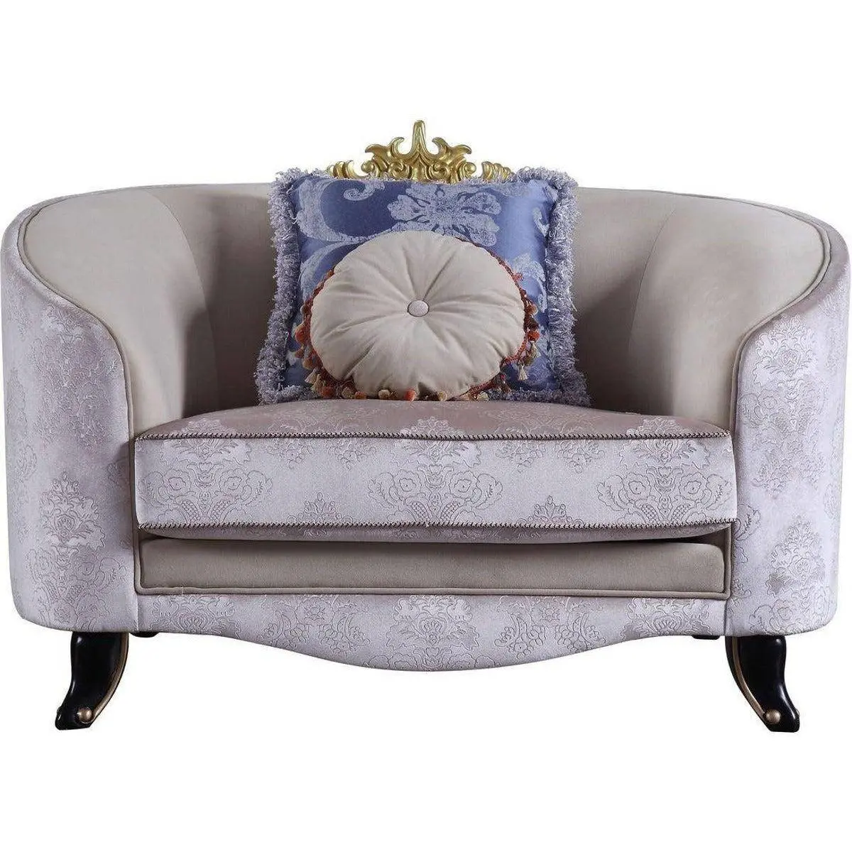Acme Furniture Sheridan Chair In Cream 53947 1