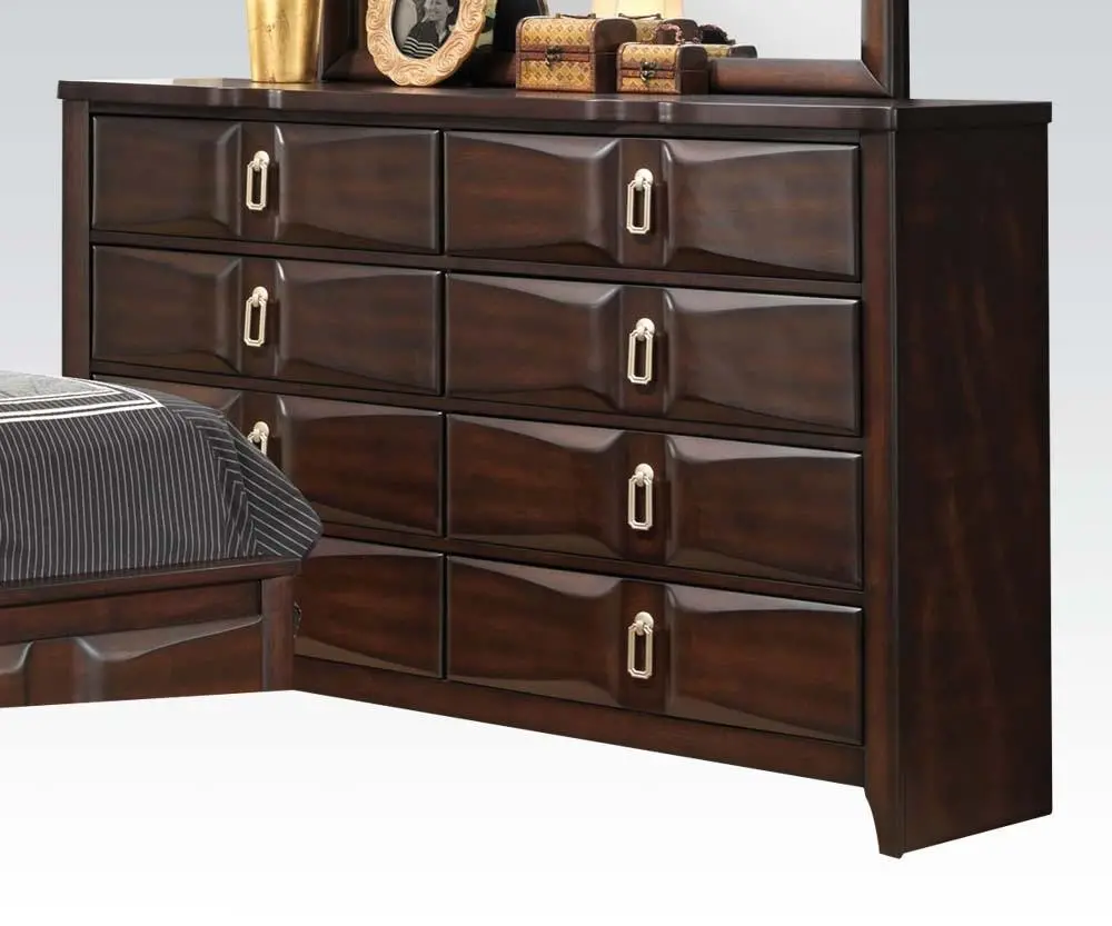 Acme Lancaster Drawer Dresser In Espresso 24575 1