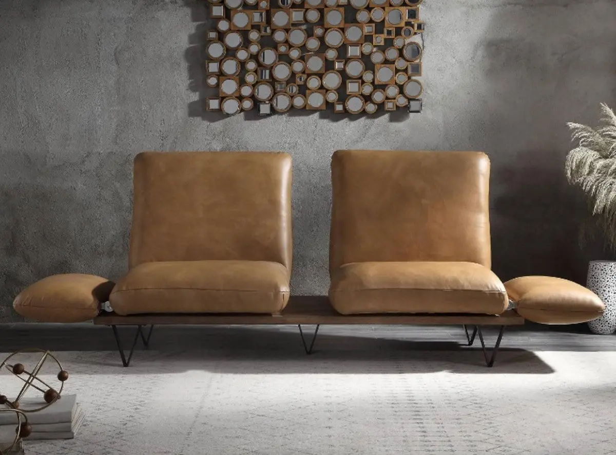 Acme Narech Sofa In Nutmeg 55065 1