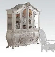 Acme Ragenardus Hutch And Buffet In Antique White 61284 1