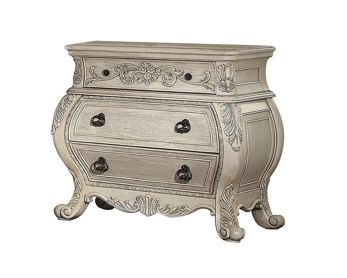 Acme Ragenardus Nightstand In Antique White 27013 1