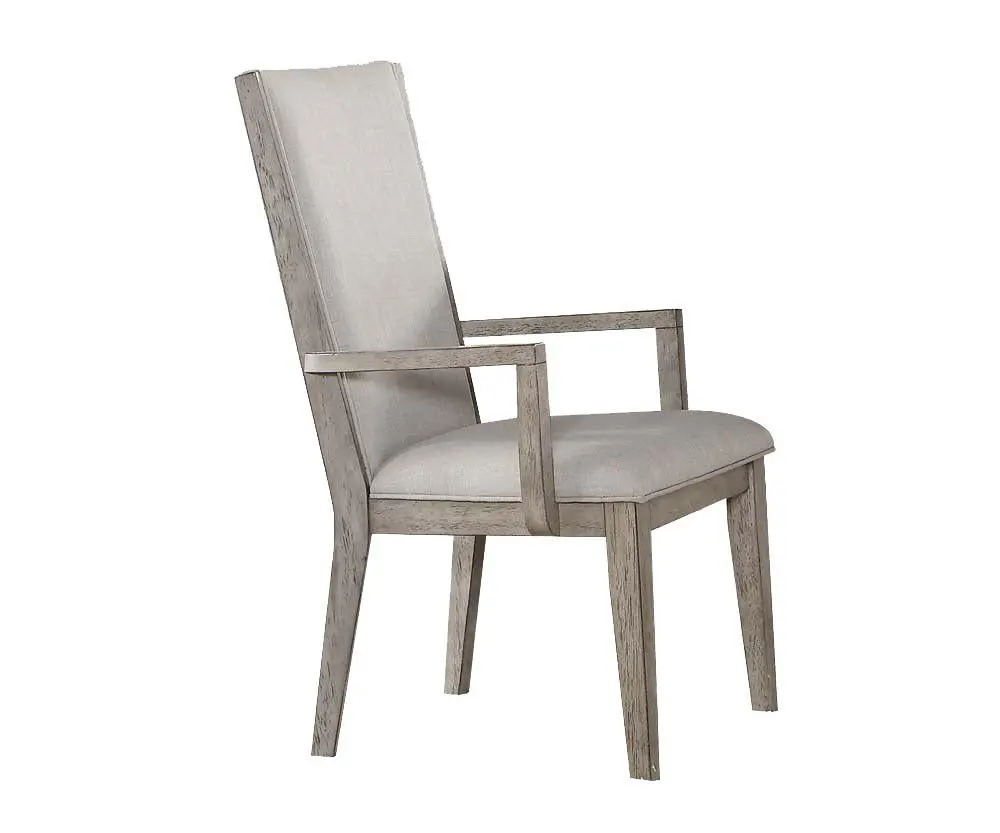 Acme Rocky Arm Chair In Gray Oak (Set Of 2) 72863 1