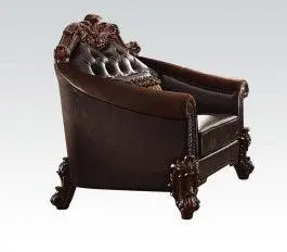 Acme Vendome Living Room Chair In Cherry 53132 1