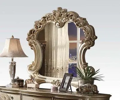 Acme Vendome Mirror In Gold Patina 23004 1