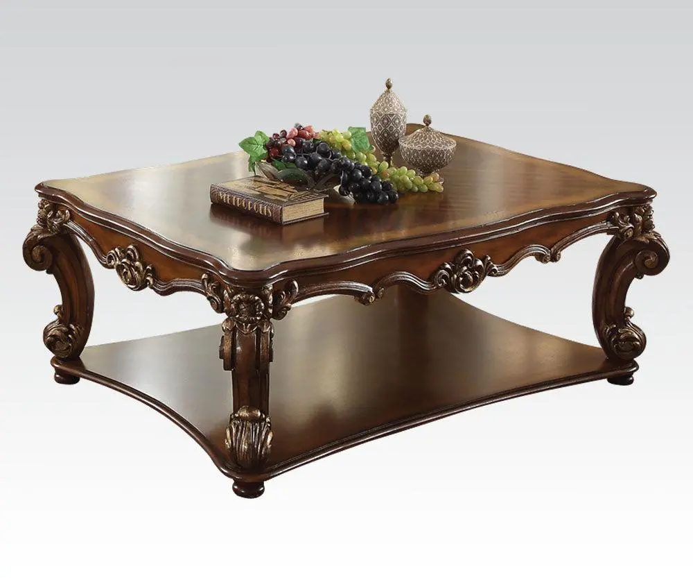 Acme Vendome Rectangular Coffee Table In Cherry 82000 1