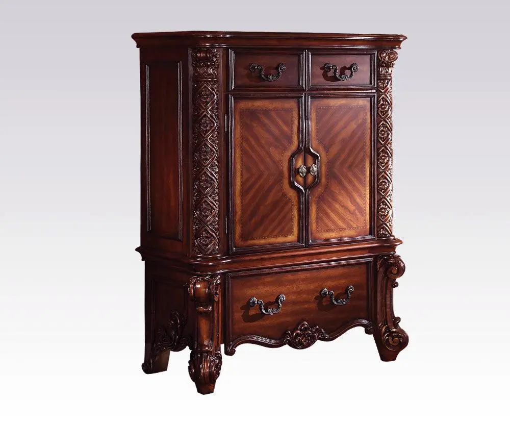 Acme Vendome Traditional Drawer Chest In Cherry 22006 Closeout 1