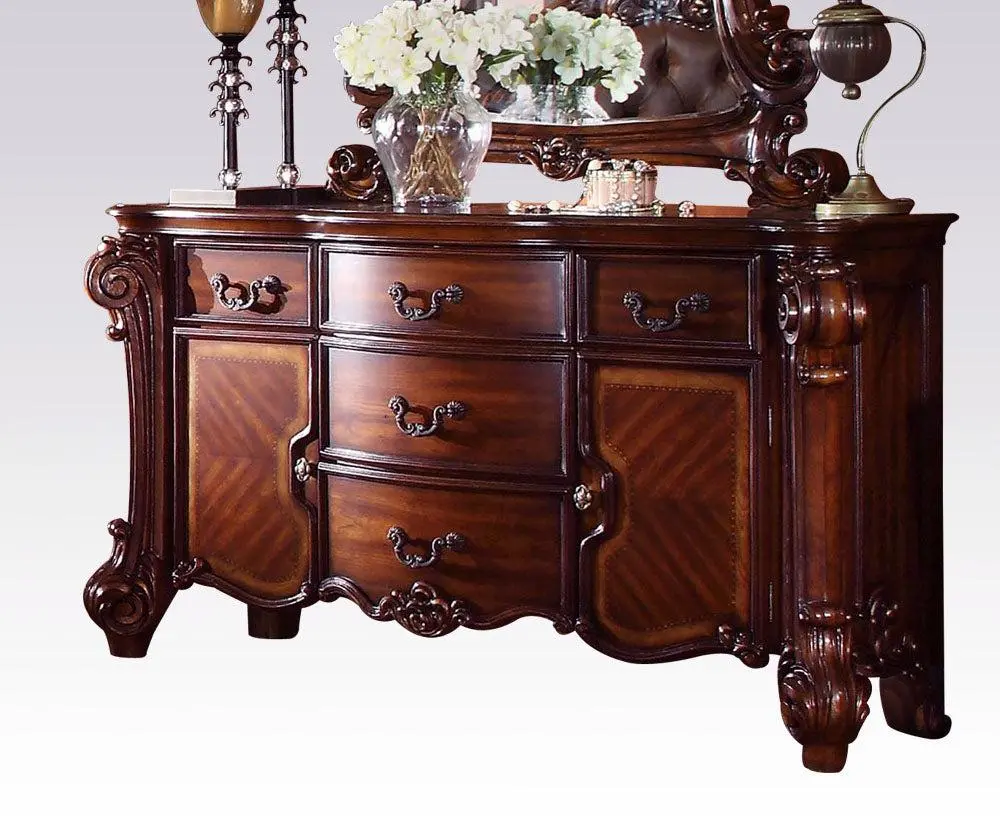 Acme Vendome Traditional Dresser/Server With Four Drawers And Two Doors In Cherry 22005 1