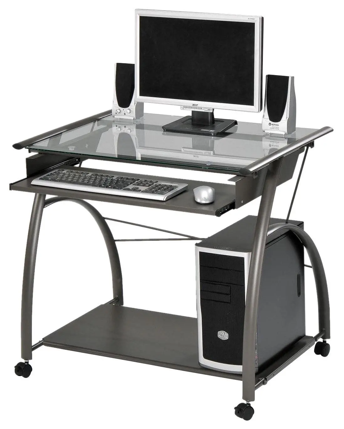 Acme Vincent Metal Computer Desk 00118 1