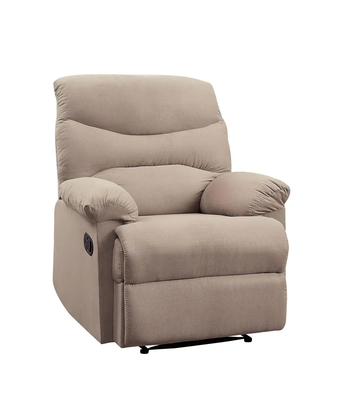 Arcadia Beige Woven Fabric Recliner (Motion) 1