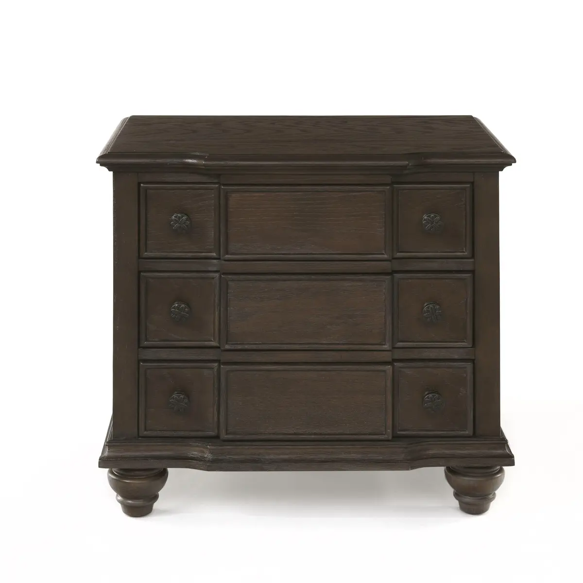 Baudouin Weathered Oak Nightstand 1