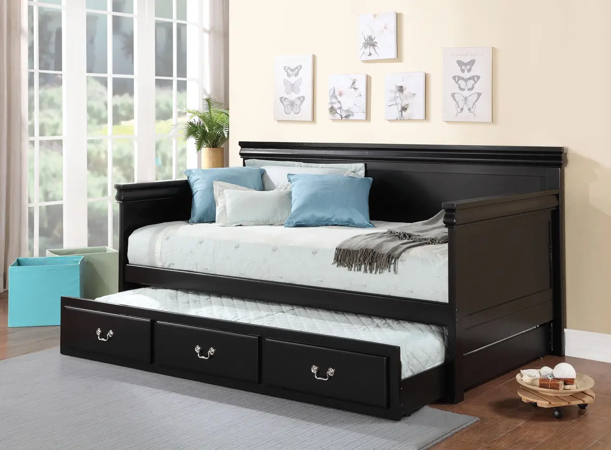 Bailee Black Daybed (Twin Size) 1