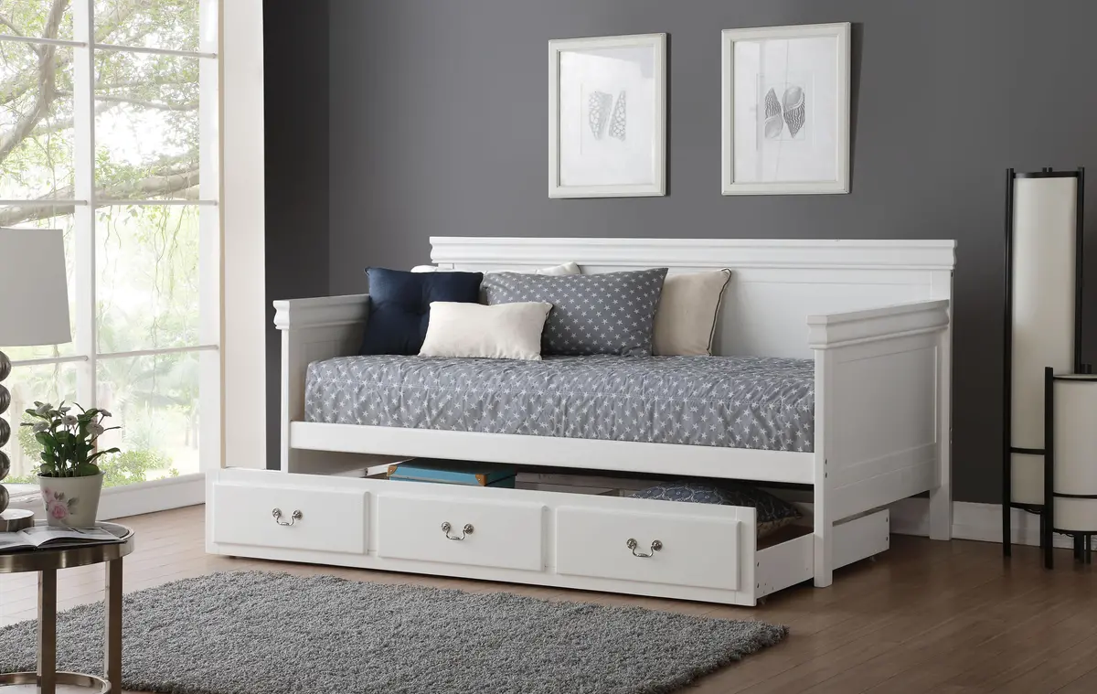 Bailee White Daybed (Twin Size) 1