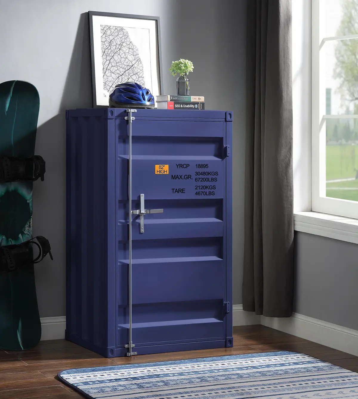 Cargo Blue Chest (Single Door) 1