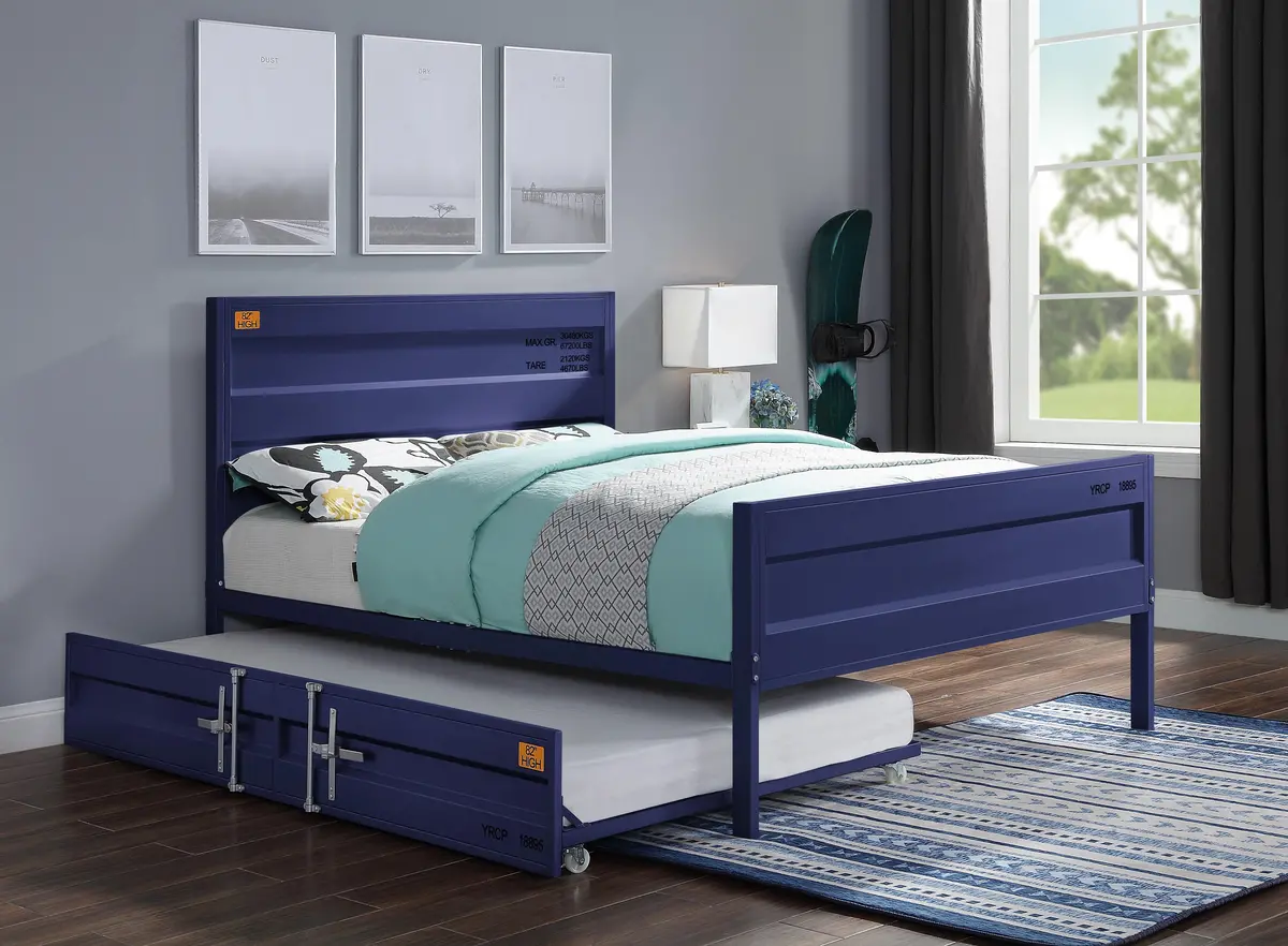Cargo Blue Full Bed 1