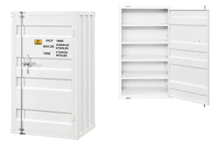 Cargo White Chest (Single Door) 1