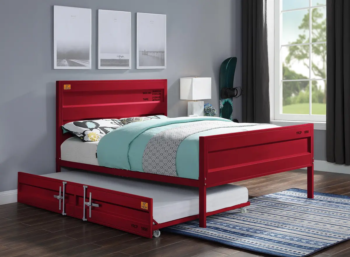 Cargo Red Full Bed 1