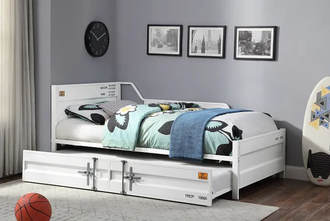 Cargo White Daybed & Trundle (Twin Size) 1