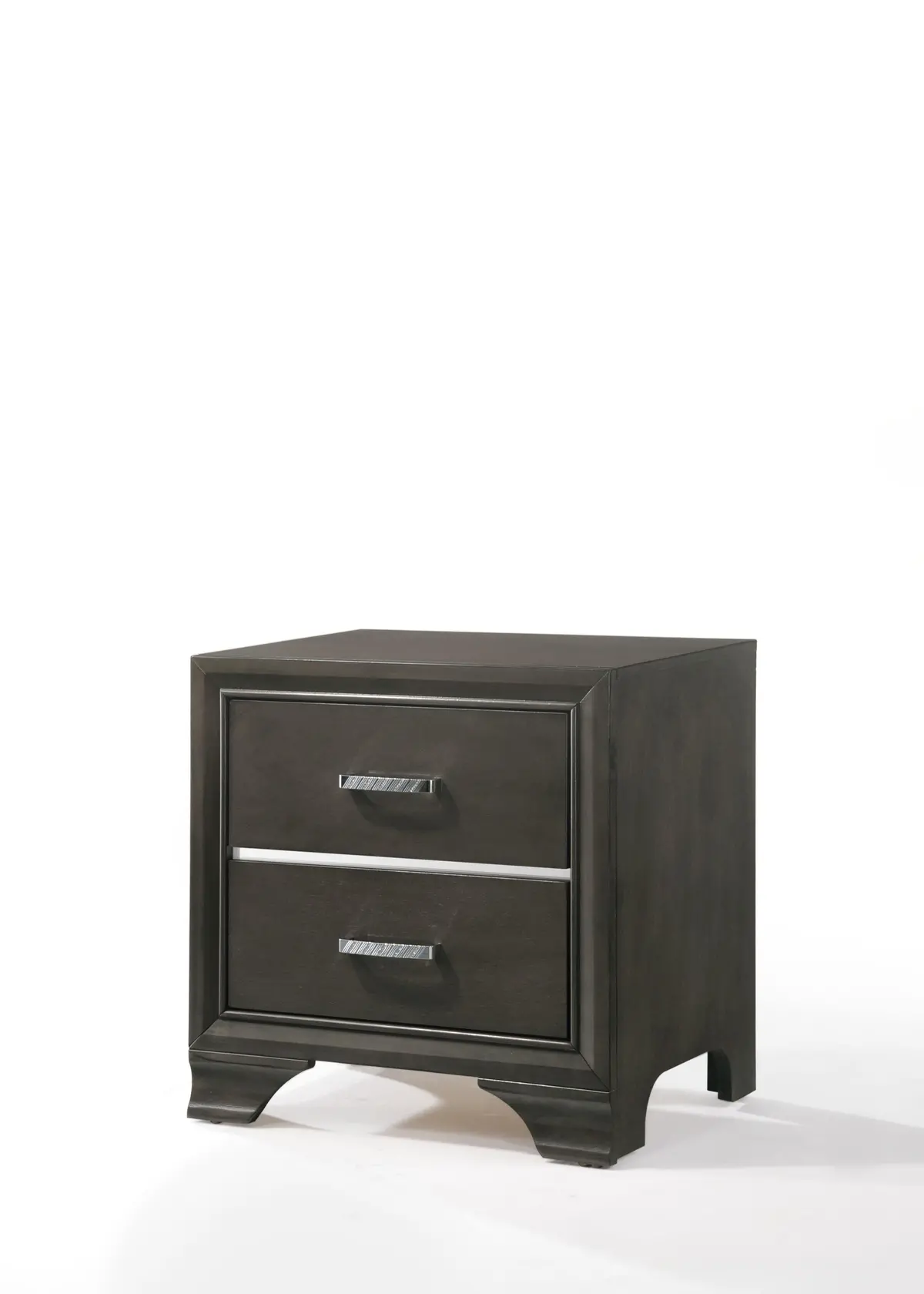 Carine Ii Gray Nightstand 1