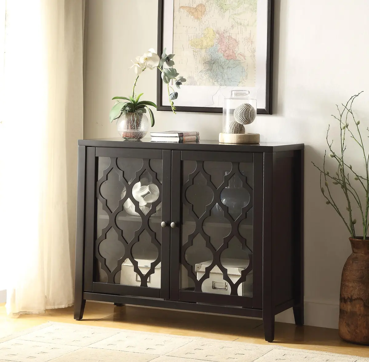 Ceara Black Console Table 1