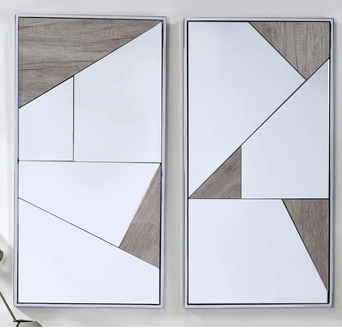 Chafik Mirrored, Chrome & Accent Mirror (Wall) 1