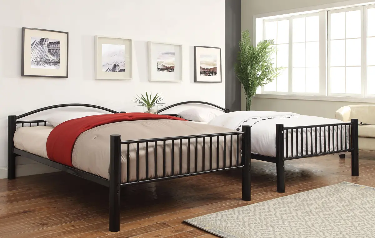 Cayelynn Black Bunk Bed (Full/Full) 1