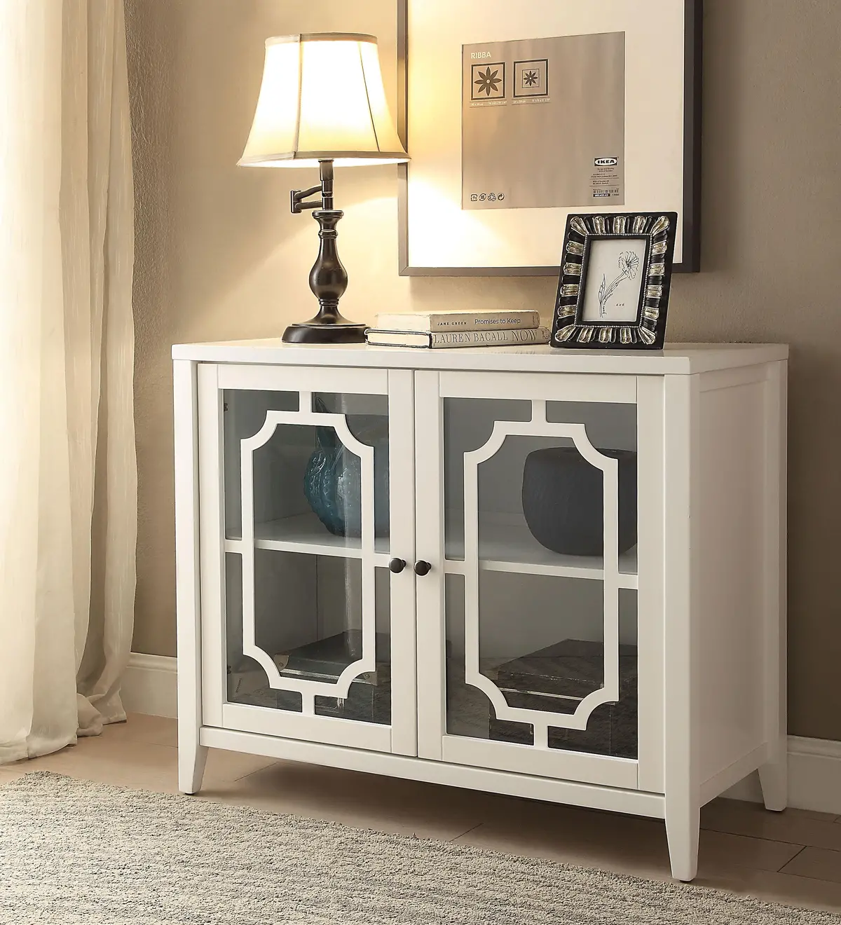 Ceara White Console Table 1