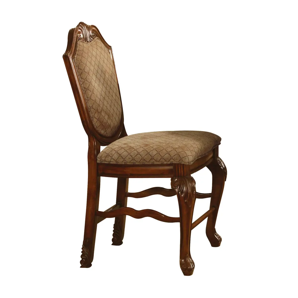 Chateau De Ville Fabric & Cherry Counter Height Chair 1
