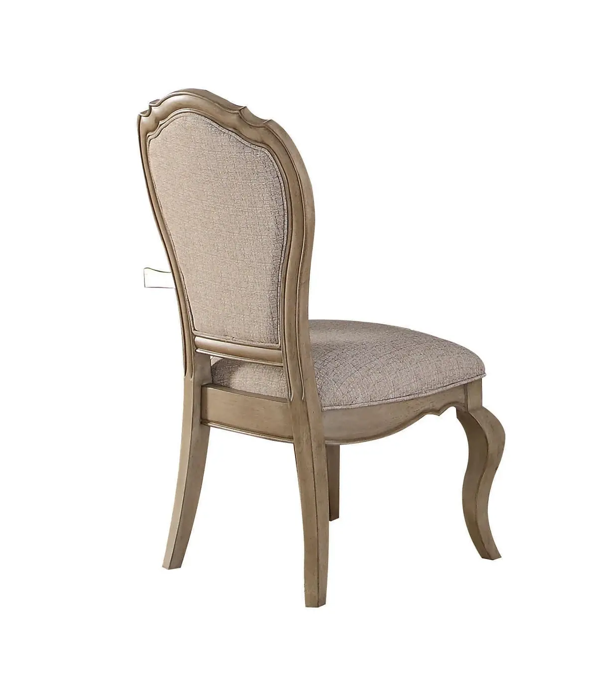 Chelmsford Beige Fabric & Antique Taupe Side Chair 1