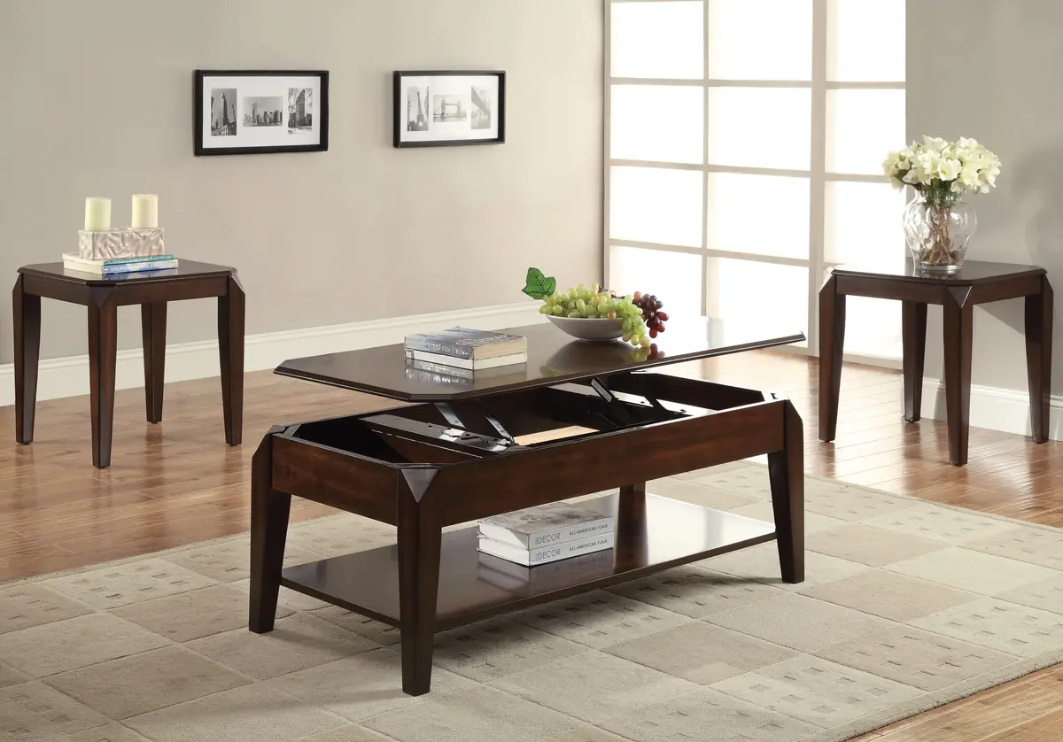 Docila Walnut Coffee Table 1