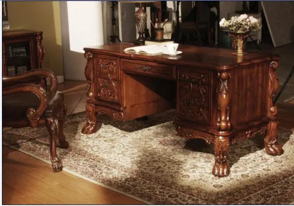 Dresden Cherry Oak Desk 1