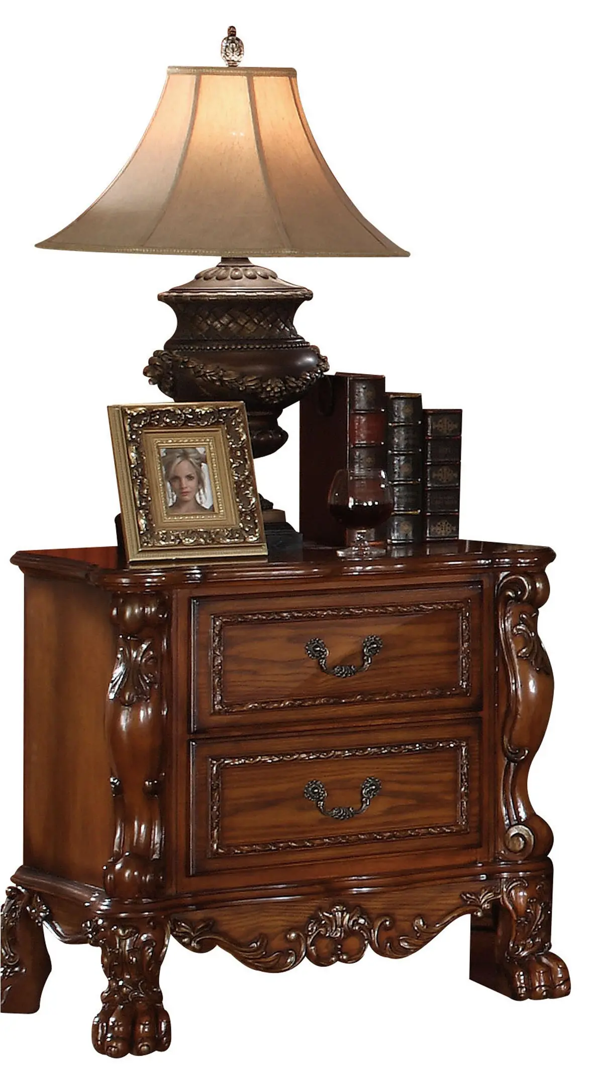 Dresden Cherry Oak Nightstand 1