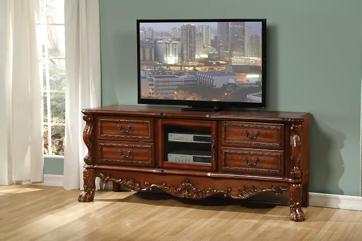 Dresden Cherry Oak Tv Stand 1
