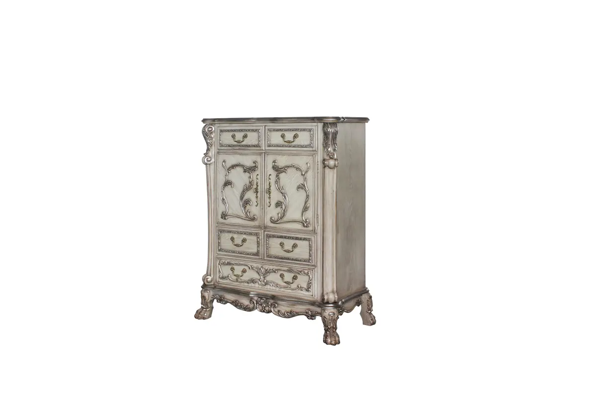 Dresden Vintage Bone White Chest 1