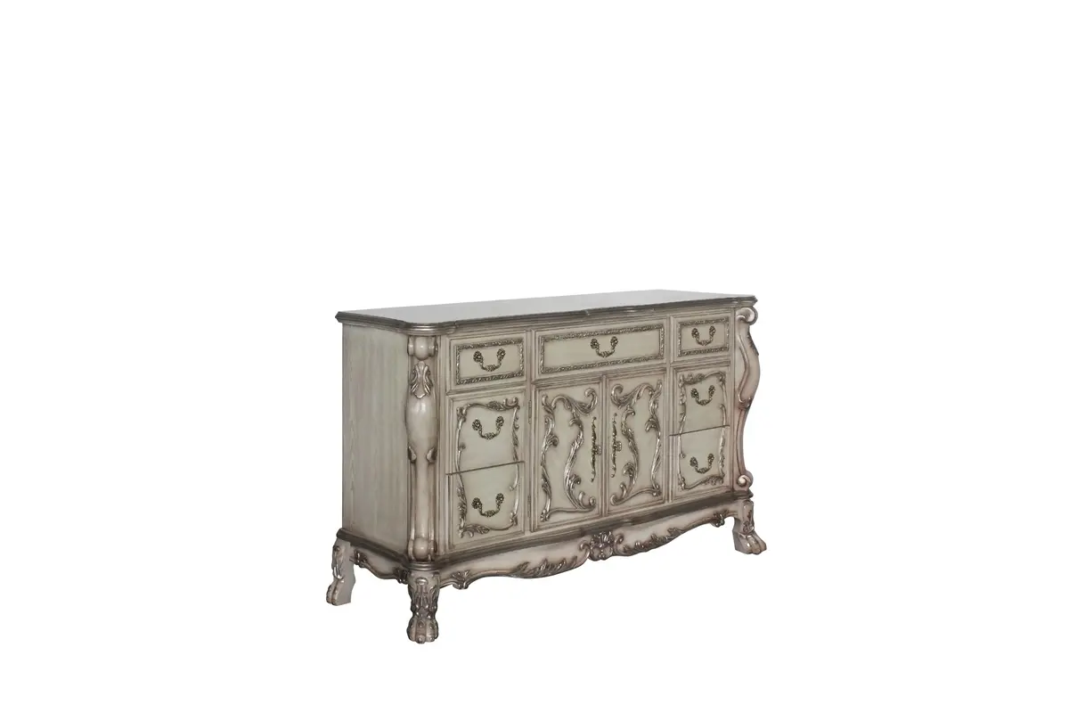 Dresden Vintage Bone White Dresser 1
