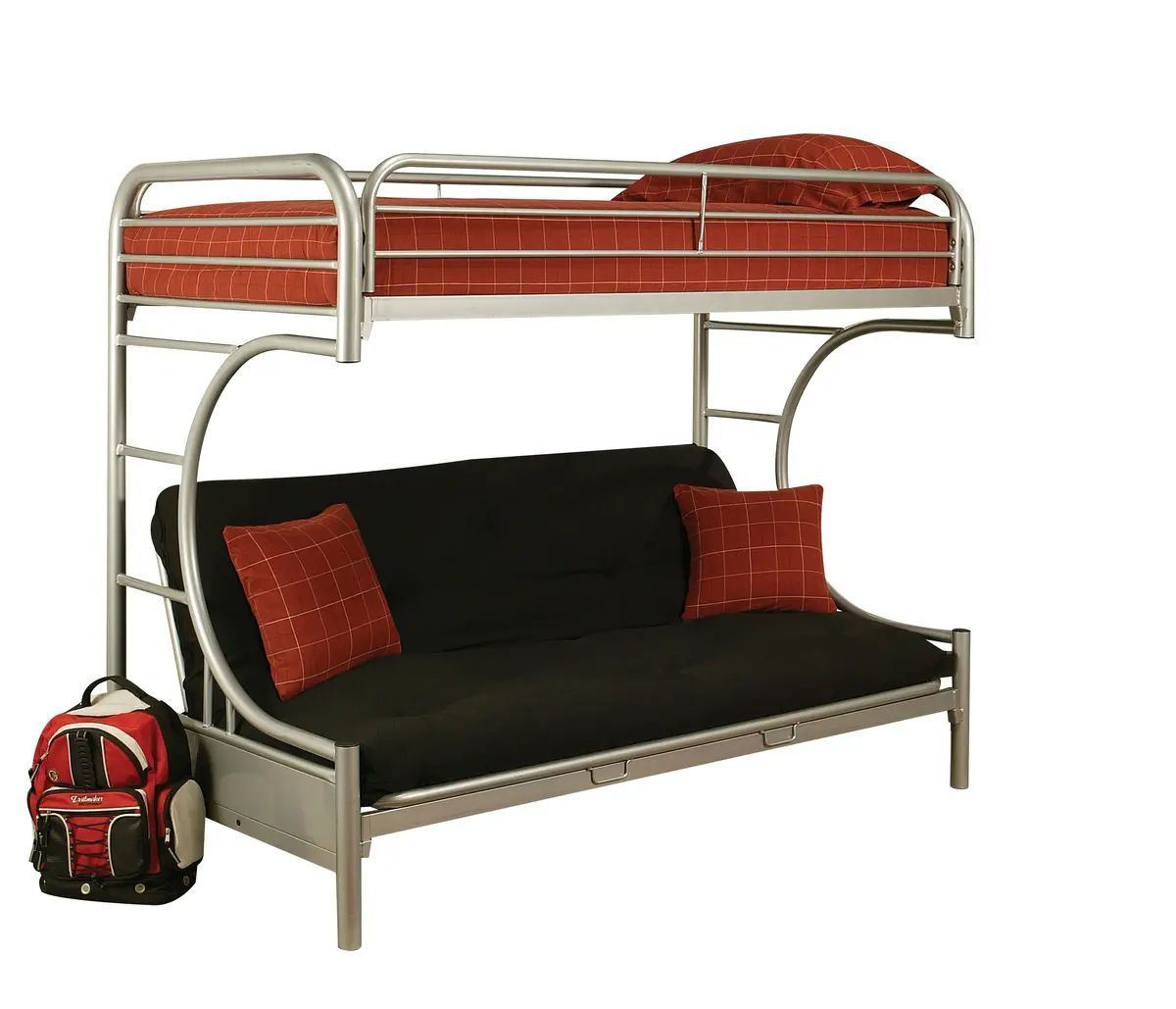 Eclipse Silver Bunk Bed (Twin Xl/Queen/Futon) 1