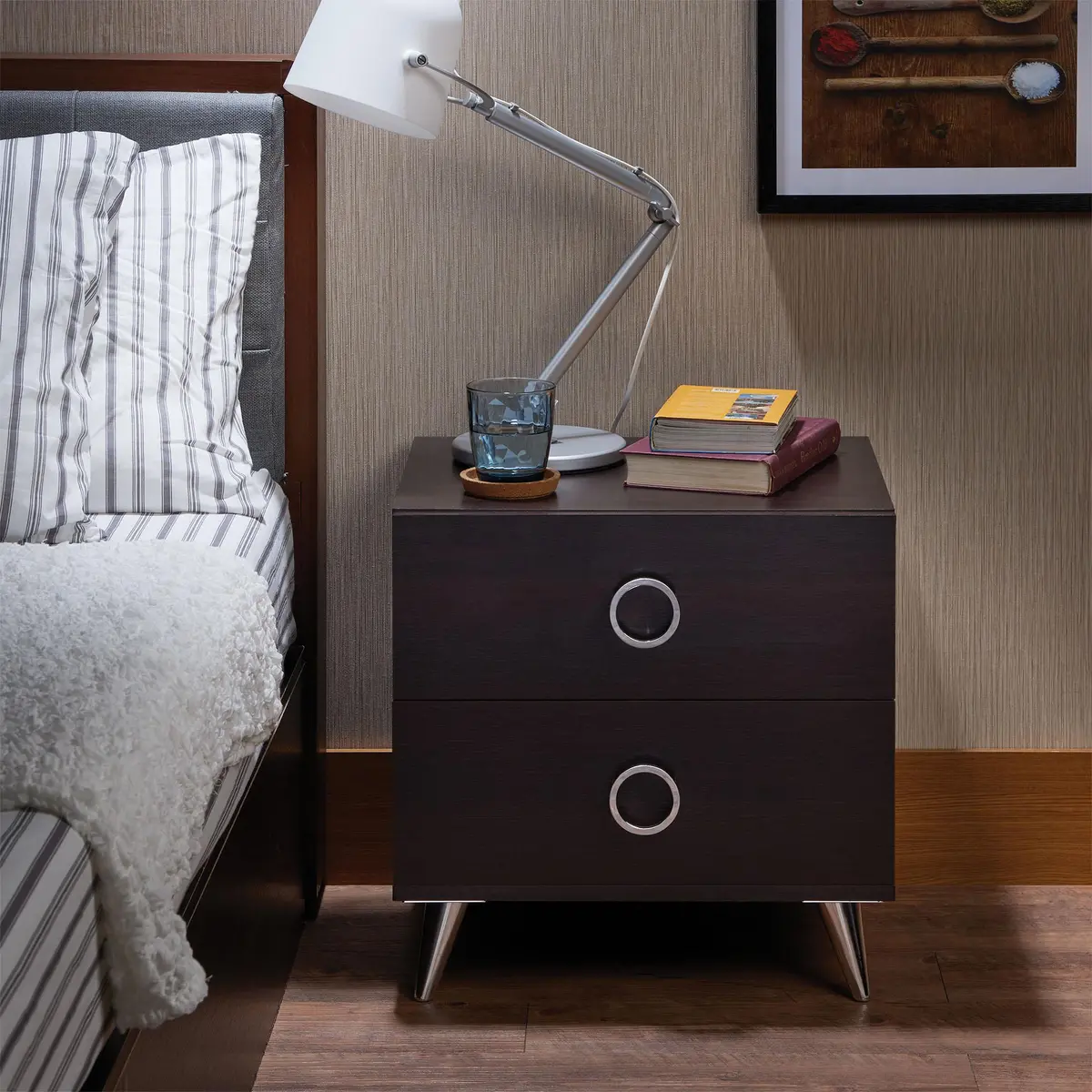 Elms Espresso Accent Table 1