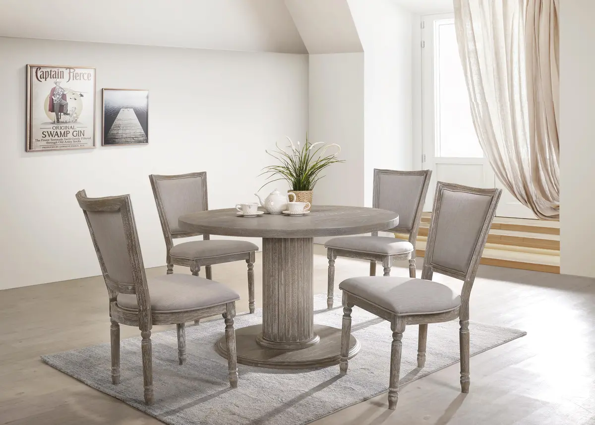 Gabrian Reclaimed Gray Dining Table 1