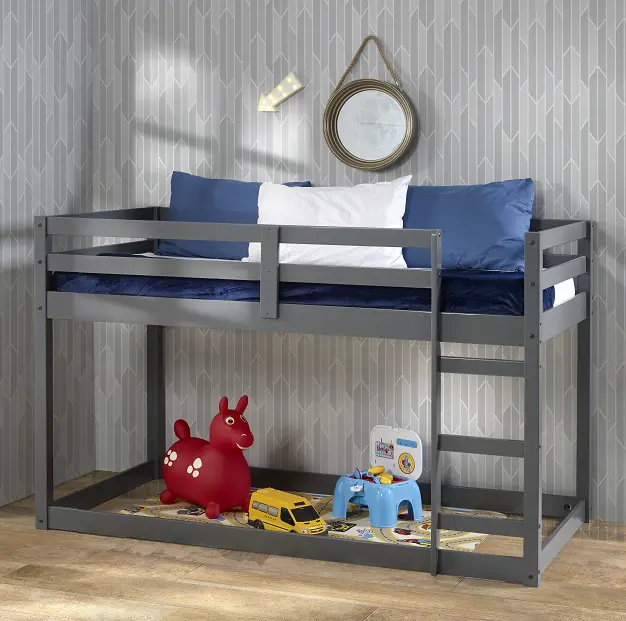 Gaston Gray Loft Bed 1