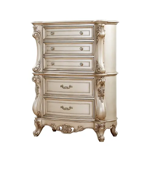 Gorsedd Antique White Chest 1