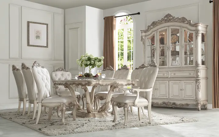 Gorsedd Antique White Dining Table 1