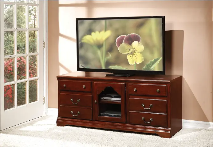 Hercules Cherry Tv Stand 1