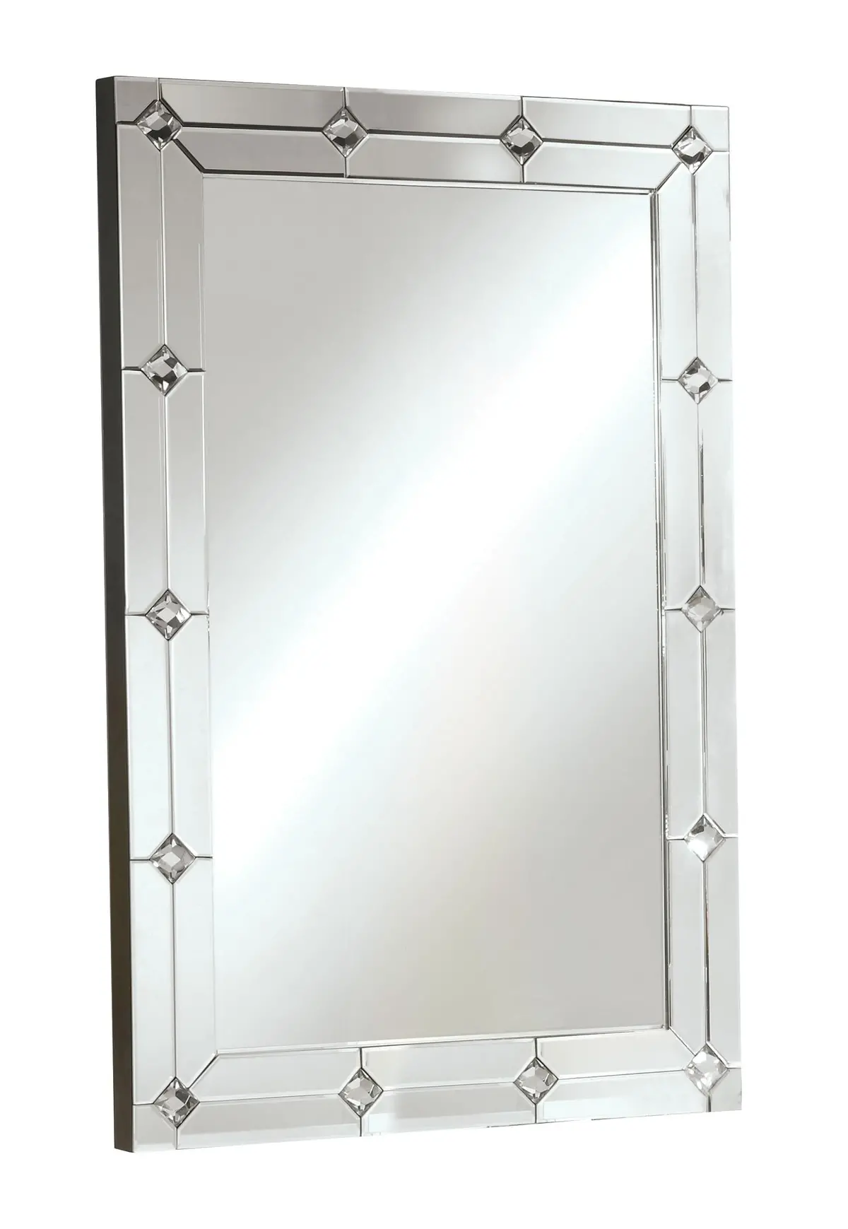 Hessa Mirrored & Faux Rhinestones Wall Decor 1