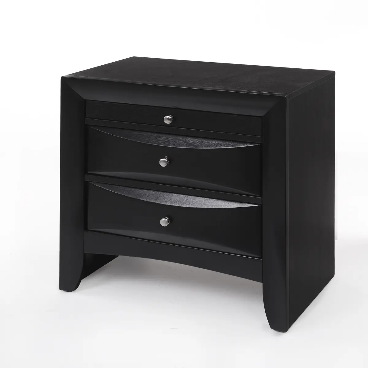 Ireland Black Nightstand 1