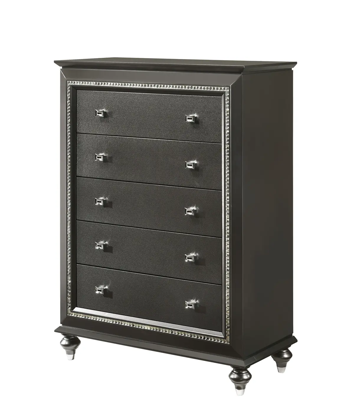 Kaitlyn Metallic Gray Chest 1