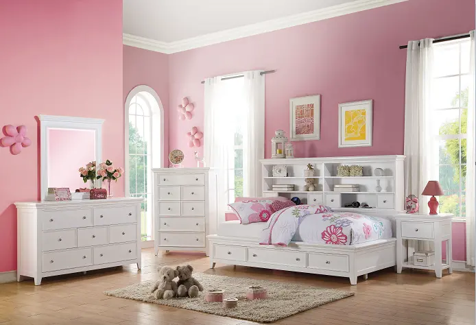Lacey White Daybed (Full Size) 1