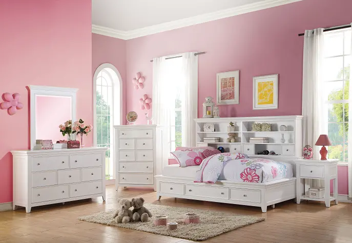 Lacey White Daybed (Twin Size) 1