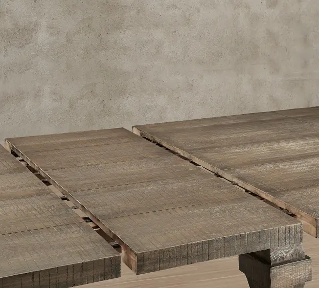 Landon Salvage Brown Dining Table 1